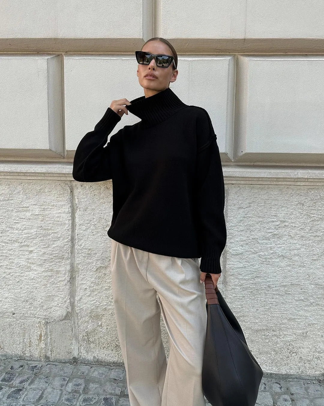 Amelia | Plain Turtleneck