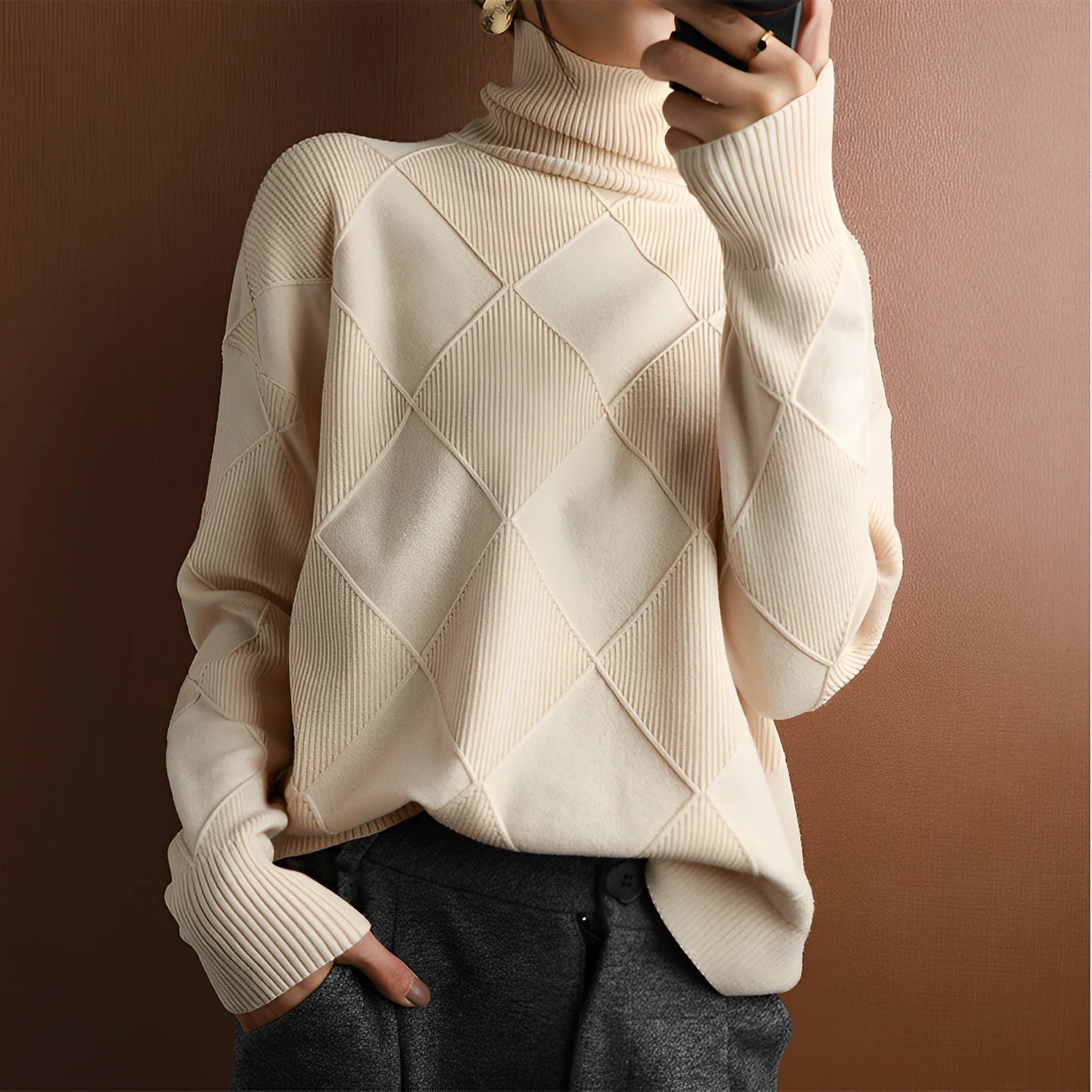 Opulence™ | Knit Turtleneck Sweater