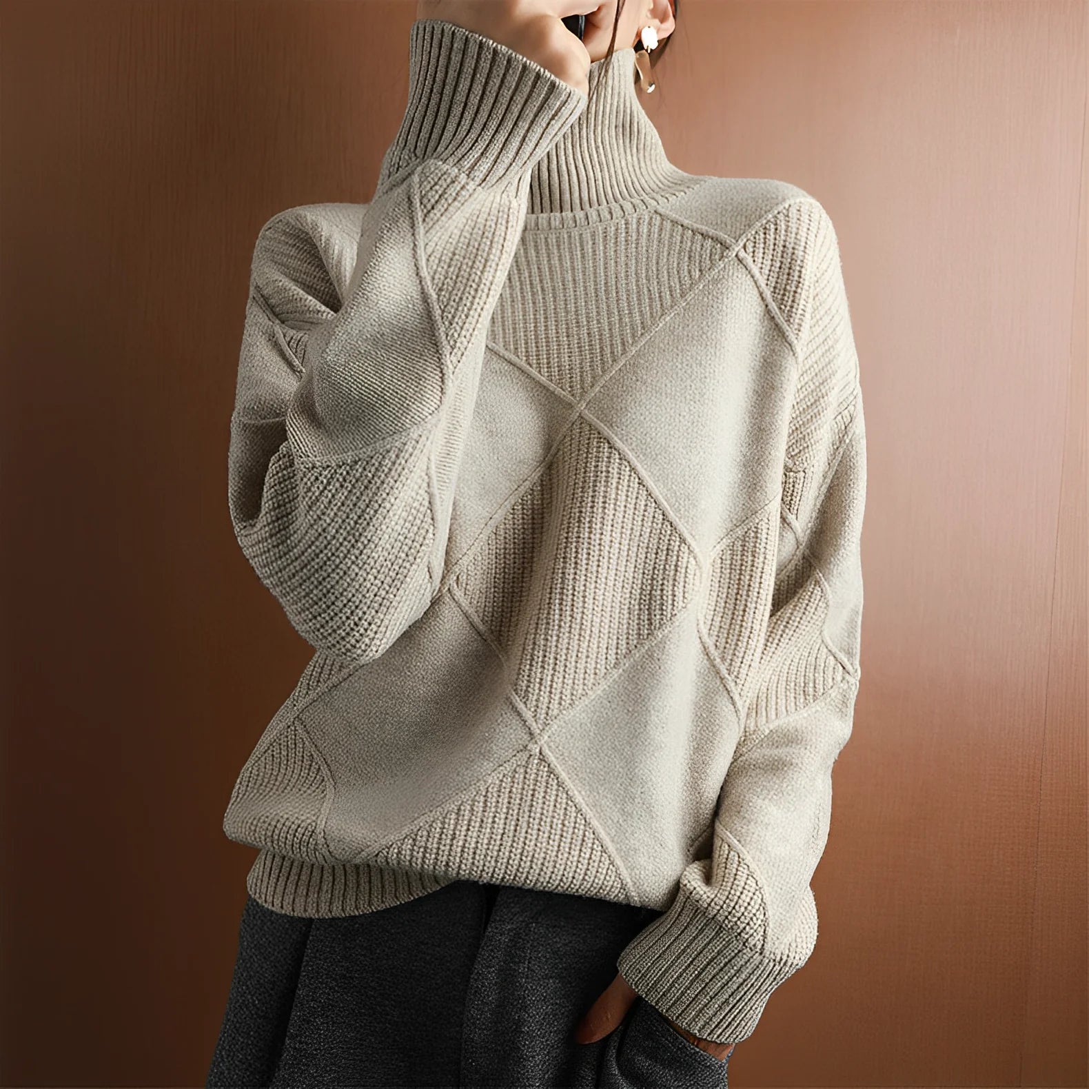 Opulence™ | Knit Turtleneck Sweater