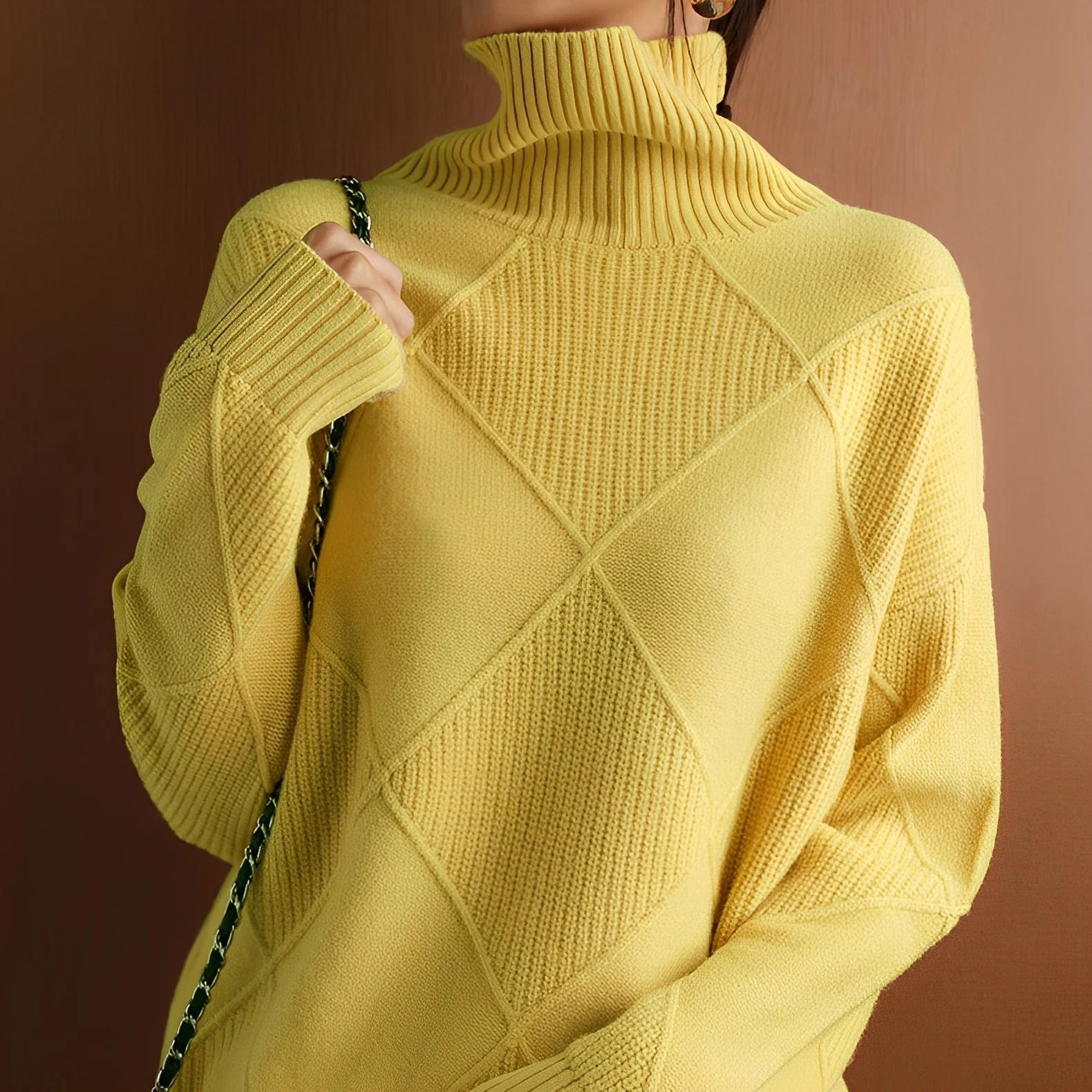 Opulence™ | Knit Turtleneck Sweater