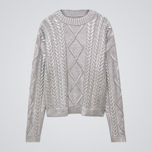 Opulence™ | Metallic Sweater