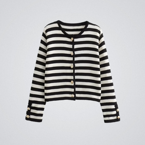 Opulence™ | Striped Cardigan