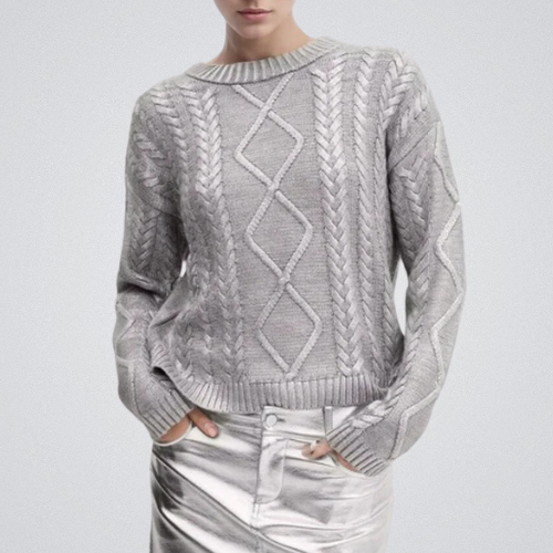 Opulence™ | Metallic Sweater