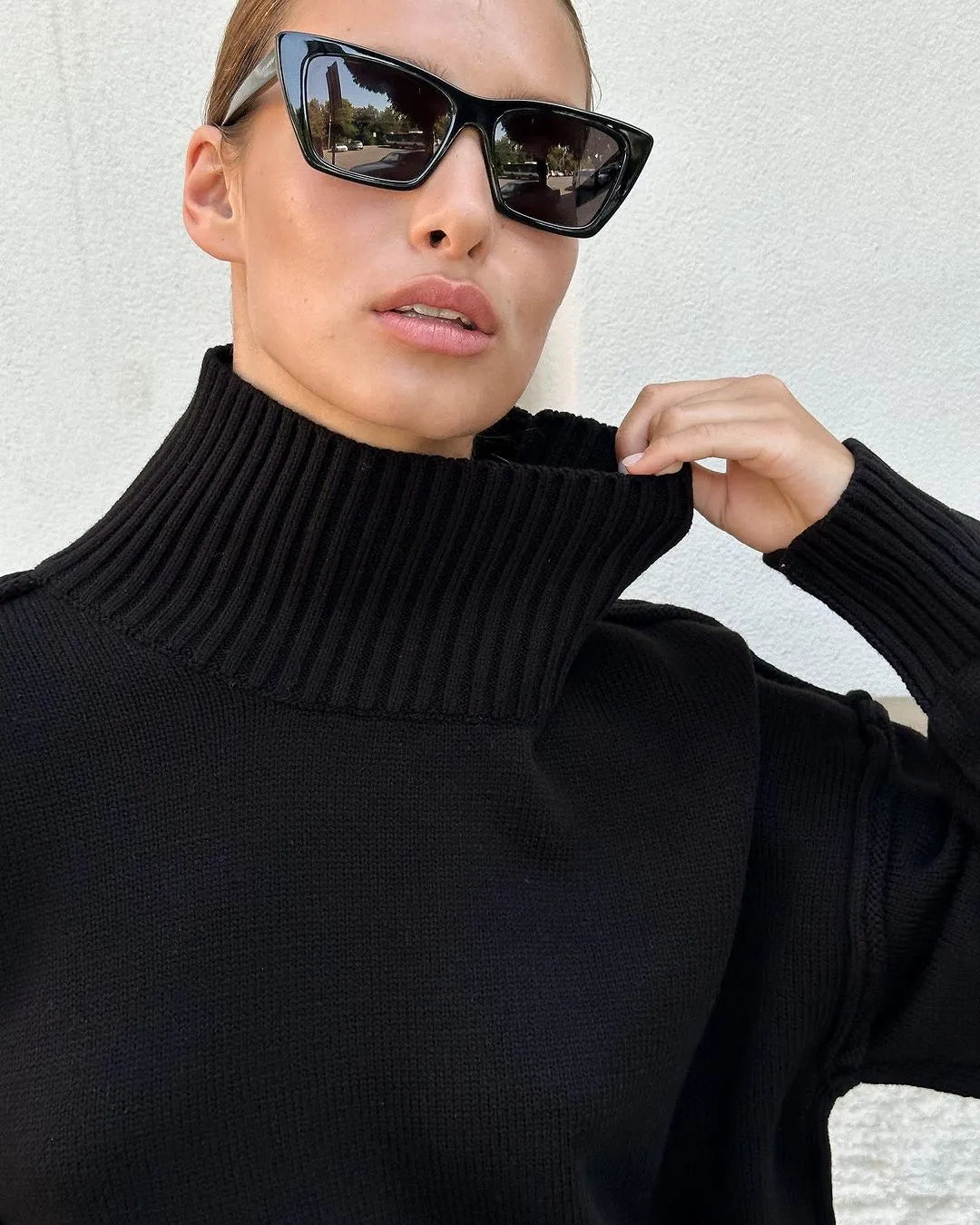 Amelia | Plain Turtleneck