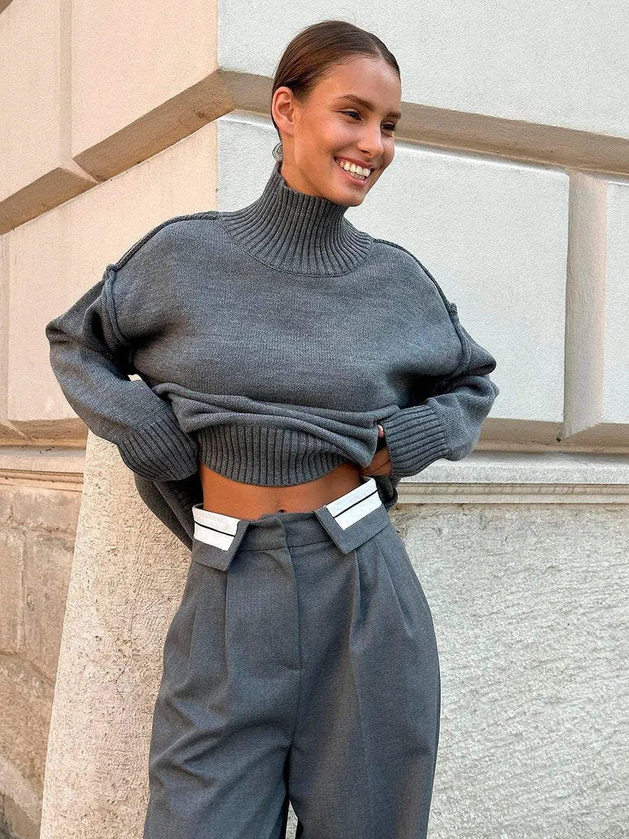 Amelia | Plain Turtleneck