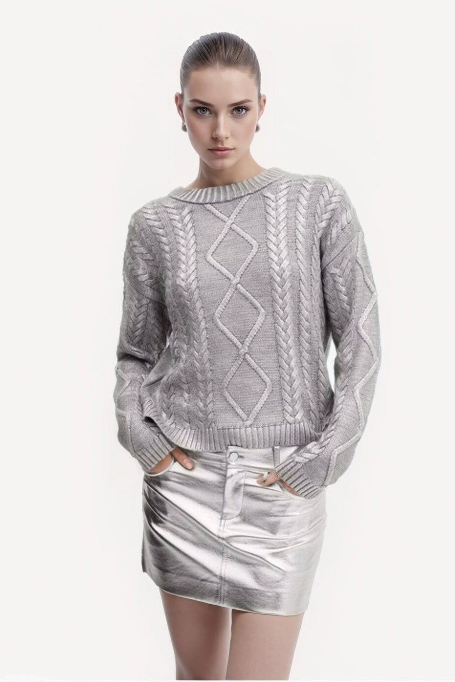 Opulence™ | Metallic Sweater